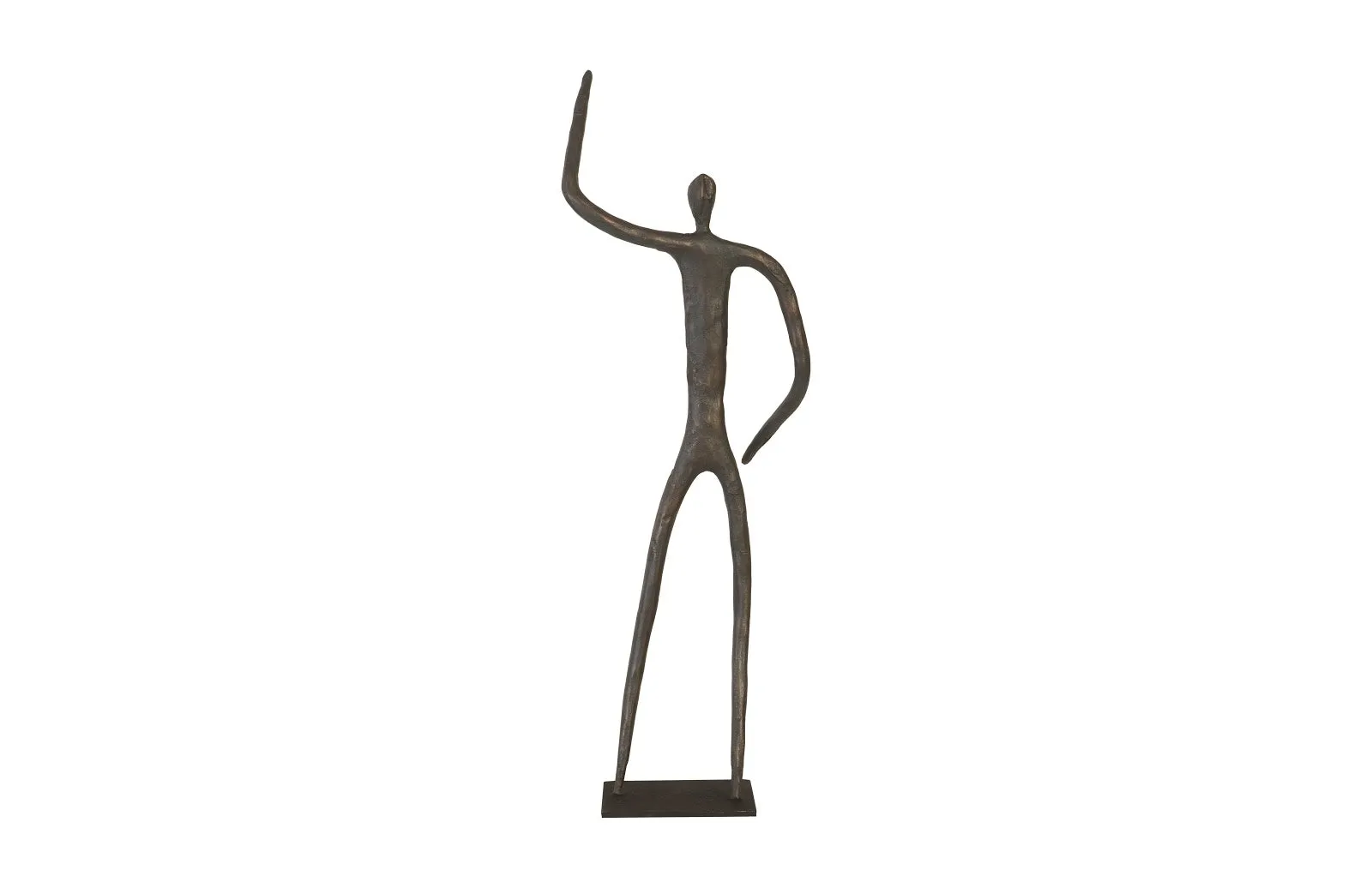 Abstract Waving Figure Sculpture