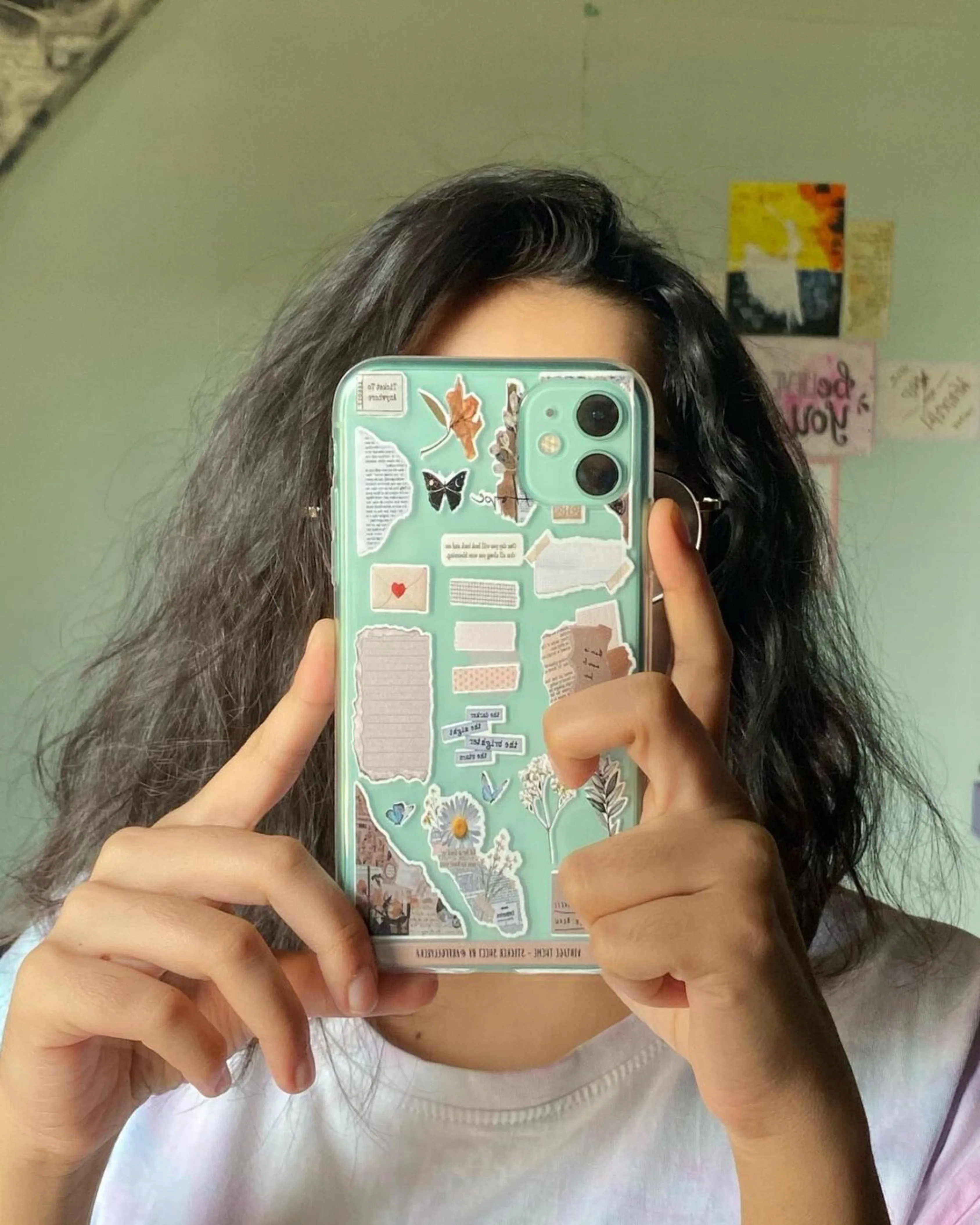 Aesthetic Stickers Clear Case