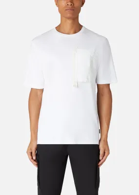 AIR BRAKE OFF-CUT PKT TEE WHITE