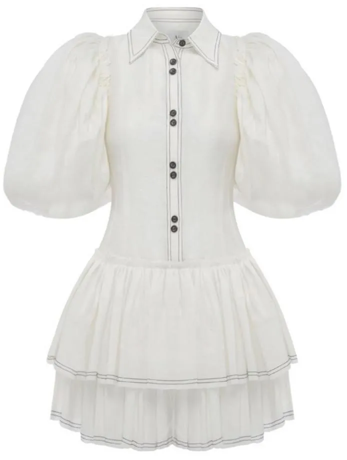 'Alice' Ruffle Mini Dress