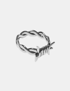 Anillo HUF Barbed Wire Plateado