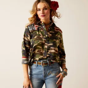 Ariat Women's Camo Pride Rodeo Quincy Shirt