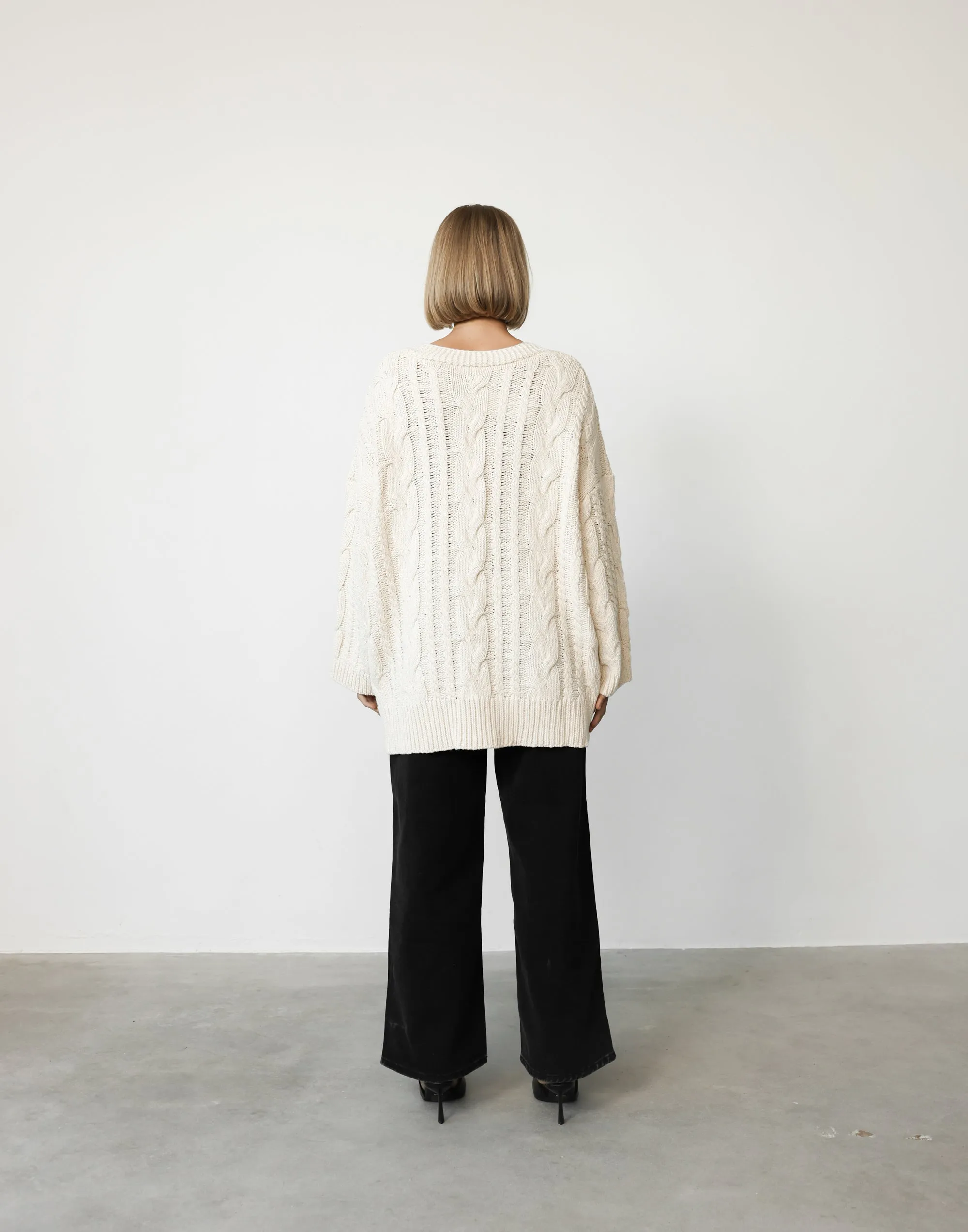 Ashleigh Cardigan (Beige)