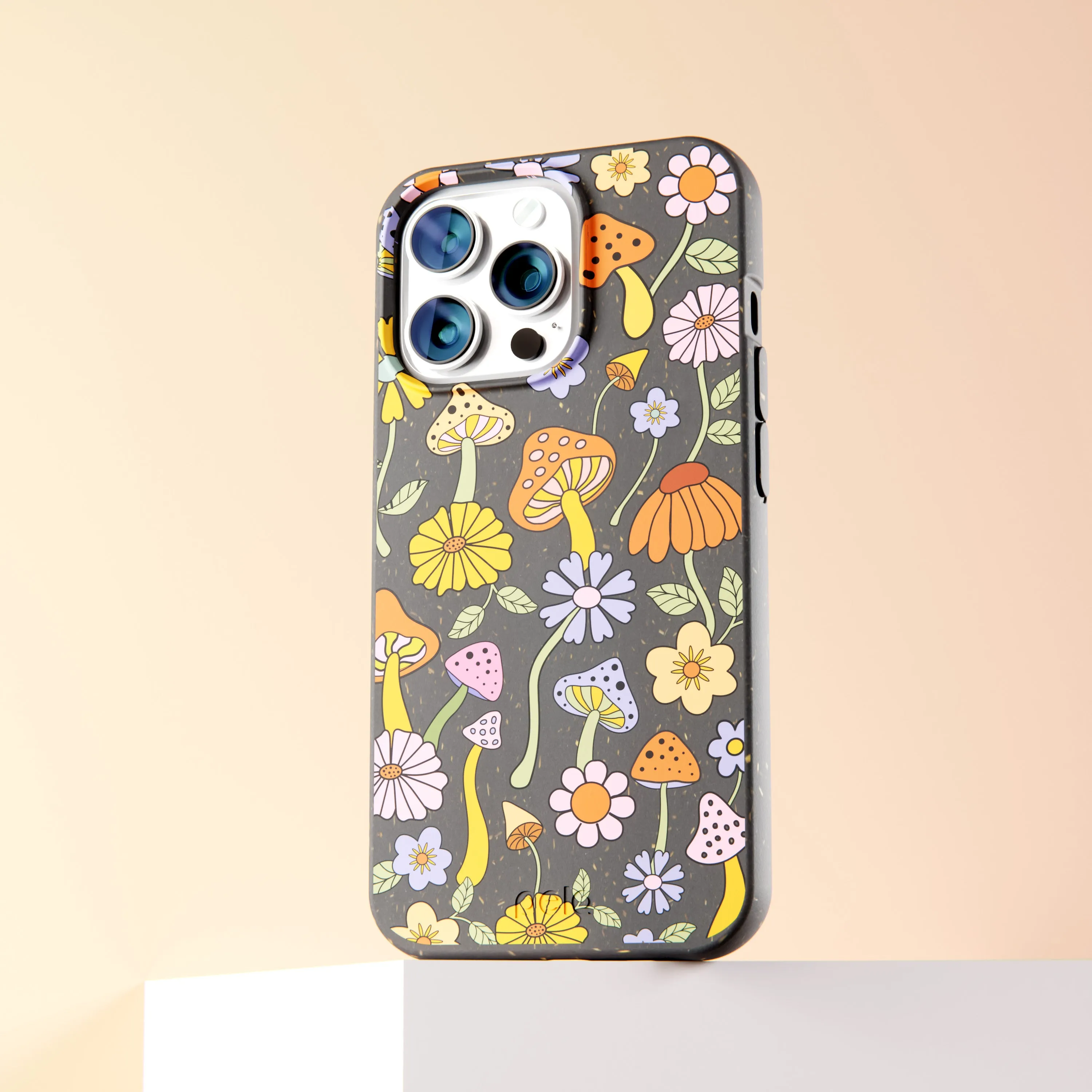 Black Midnight Shrooms iPhone 12 Pro Max Case