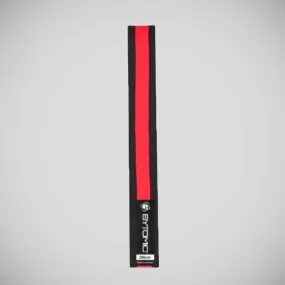 Bytomic Coloured Stripe Martial Arts Belt Black/Red