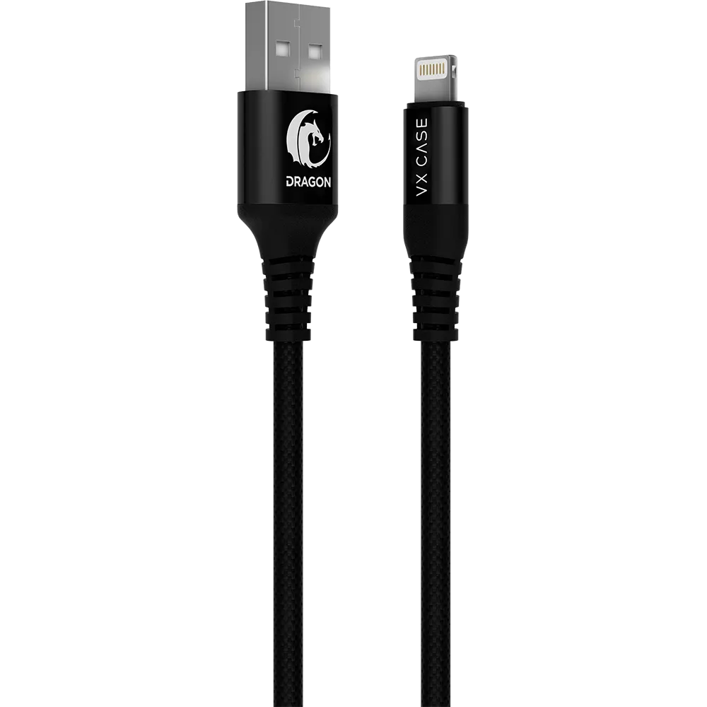 Cabo Lightning para iPhone/iPad MFI Dragon 1,20m