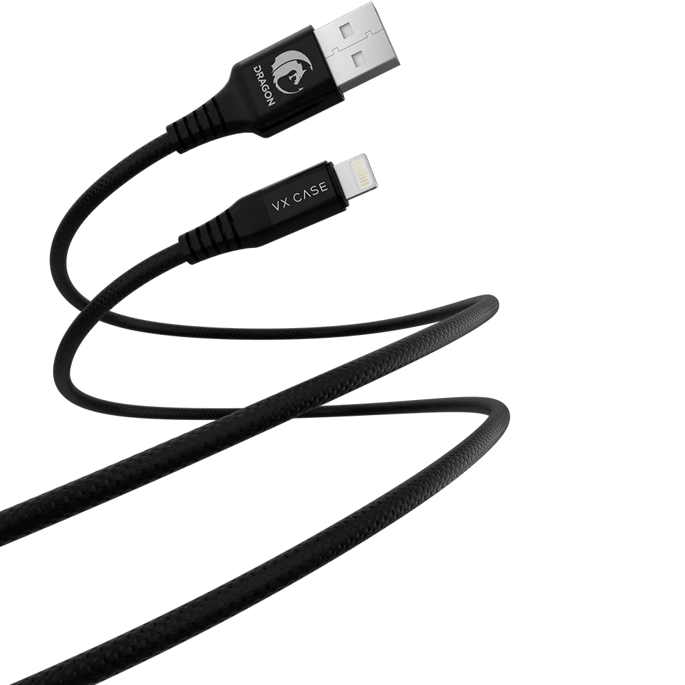 Cabo Lightning para iPhone/iPad MFI Dragon 1,20m