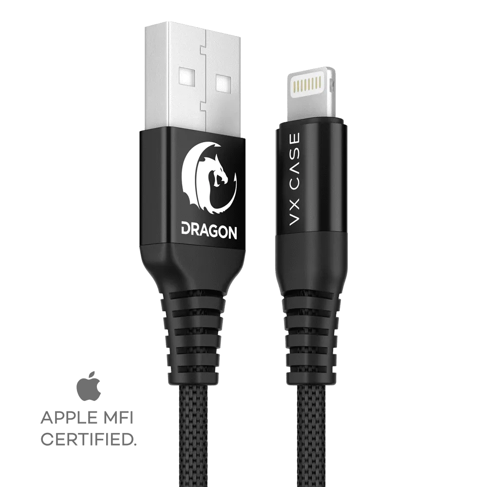 Cabo Lightning para iPhone/iPad MFI Dragon 1,20m