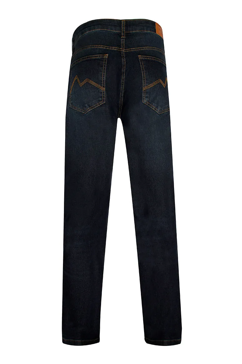 CALÇA JEANS SLIM DARK BLUE