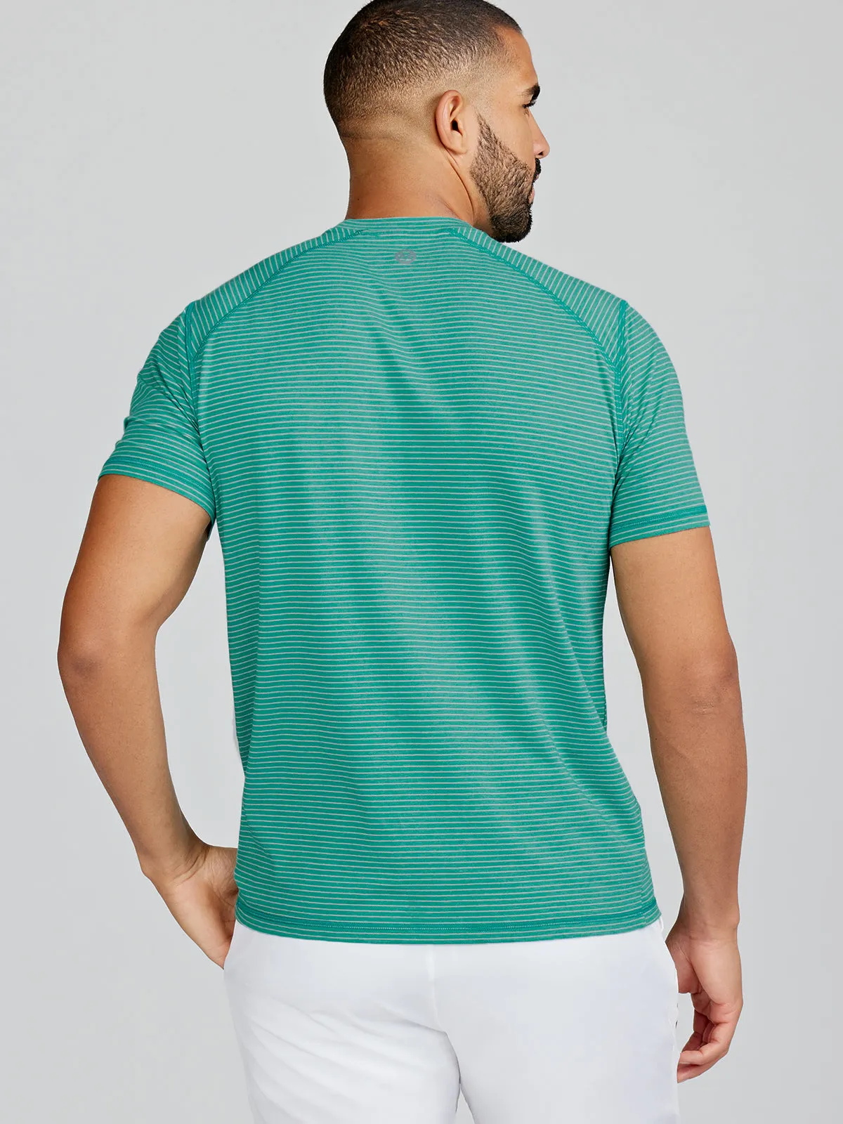 Carrollton Fitness T-Shirt - Mini Stripe