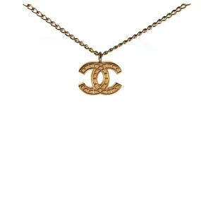 Chanel CC Logo Gold Necklace Costume Jewellery