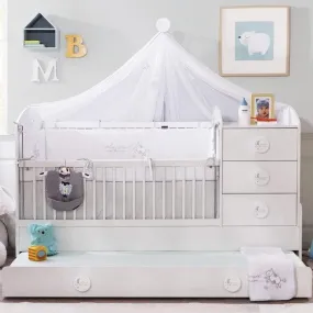 Cilek Baby Cotton SL Extendable Baby Bed (with Parents Bed) (80x180 Cm)