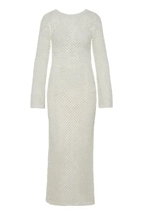 Cozumel Dress - White Crochet