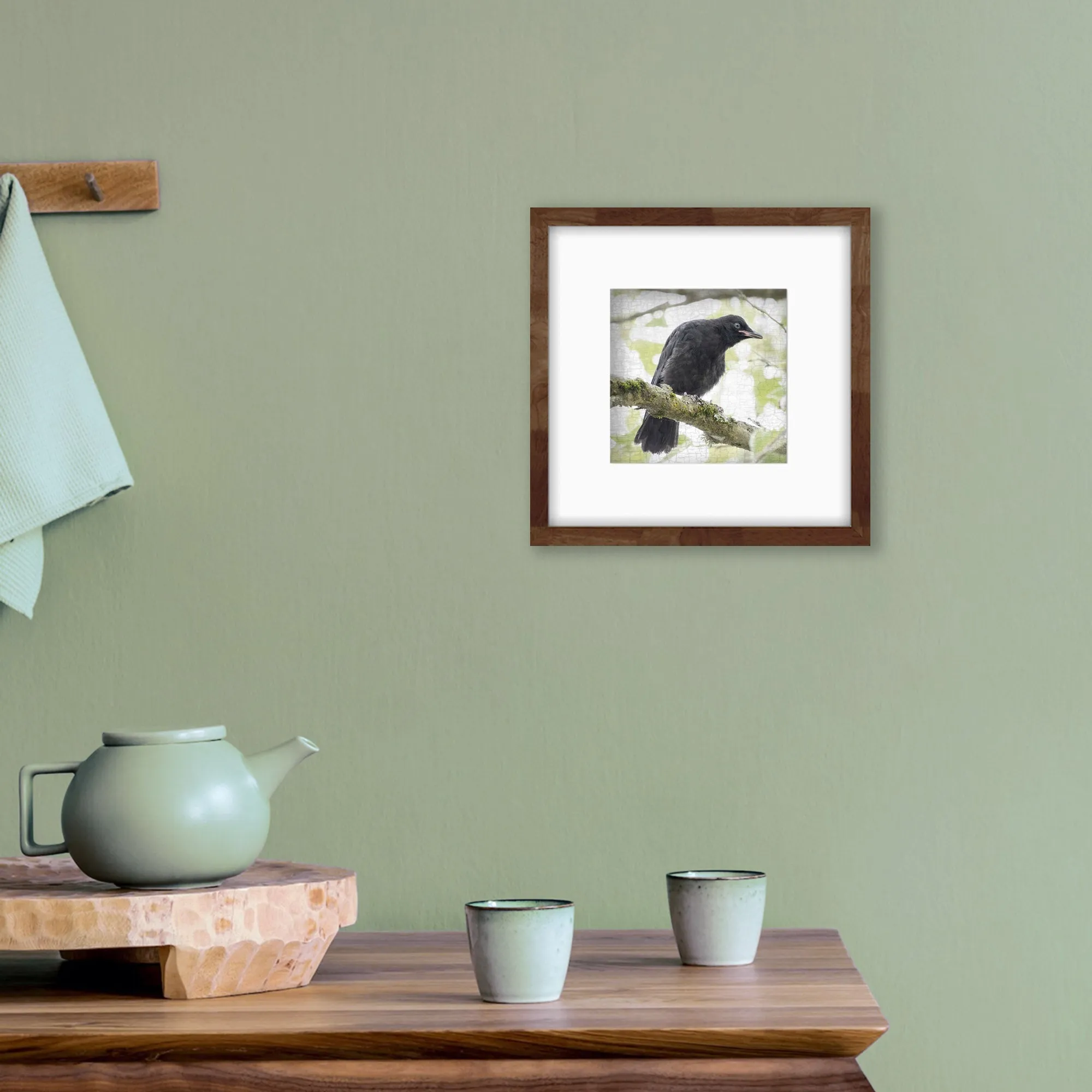 CURIOSITY - Fine Art Print, Crow Portrait Series