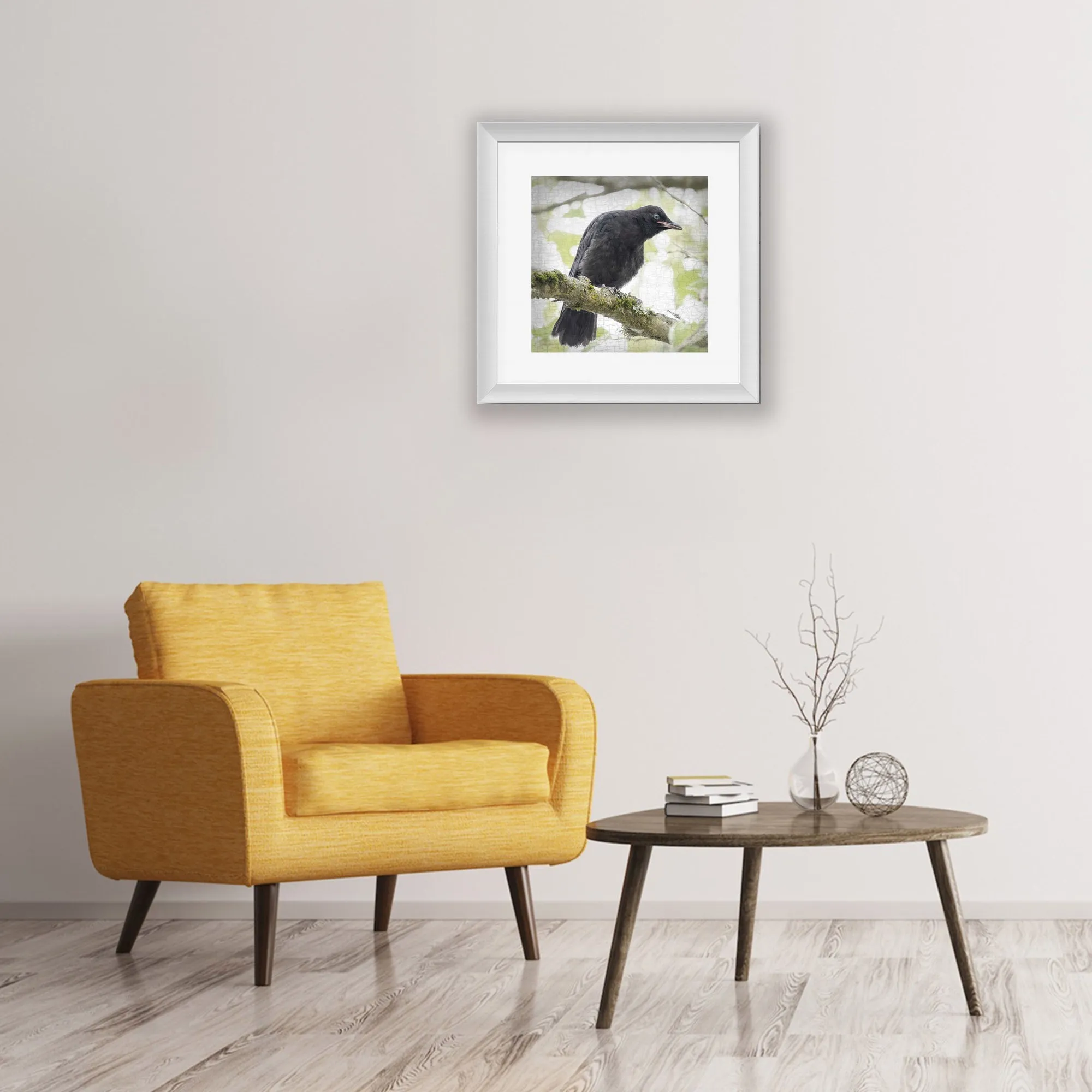 CURIOSITY - Fine Art Print, Crow Portrait Series