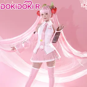 DokiDoki-R VSINGER Cosplay Sakura Official Suit Costume Pink Dress