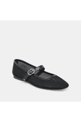 Dolce Vita Rodni Black Mesh Ballet Flat