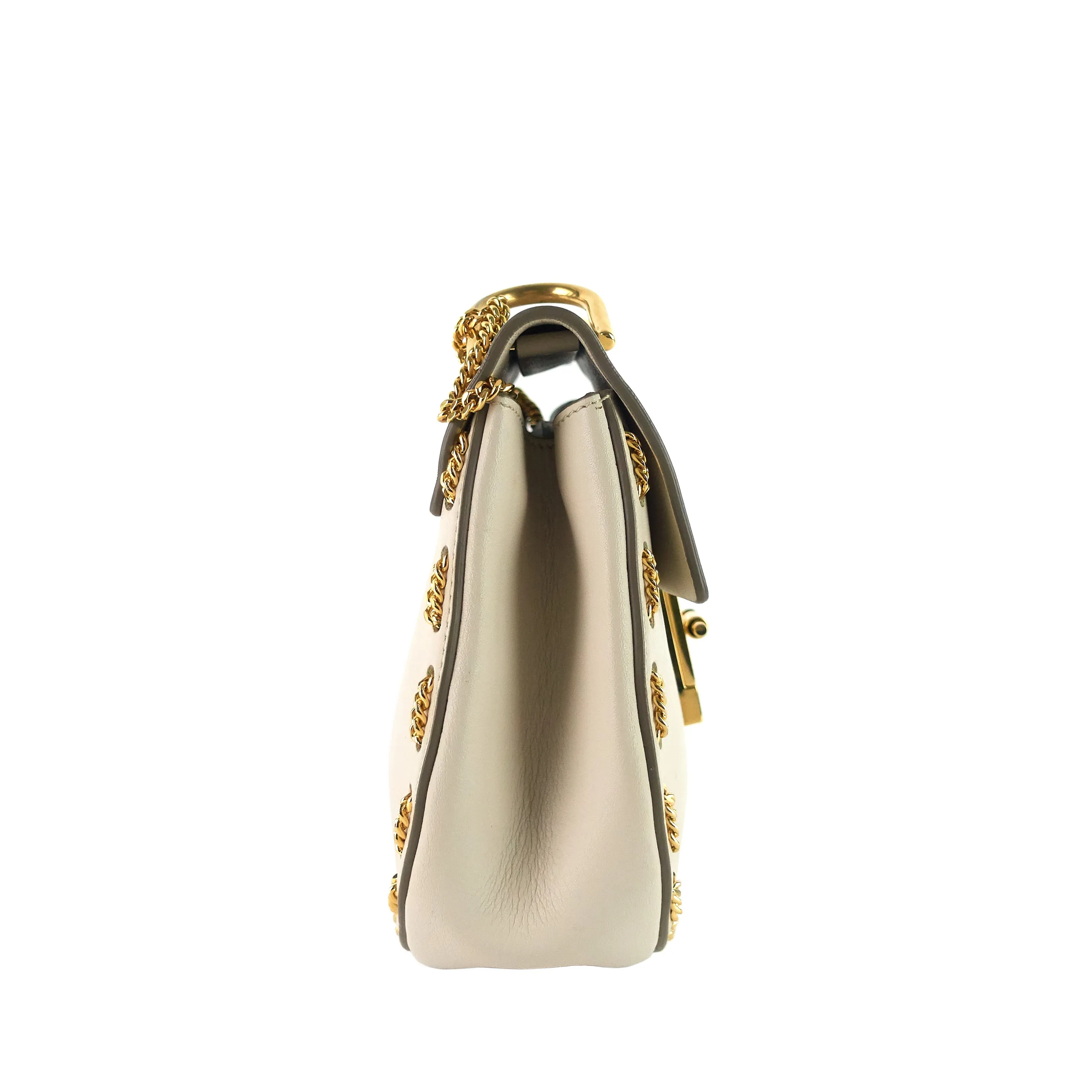 Drew Small Embellished Calfskin Leather Bag