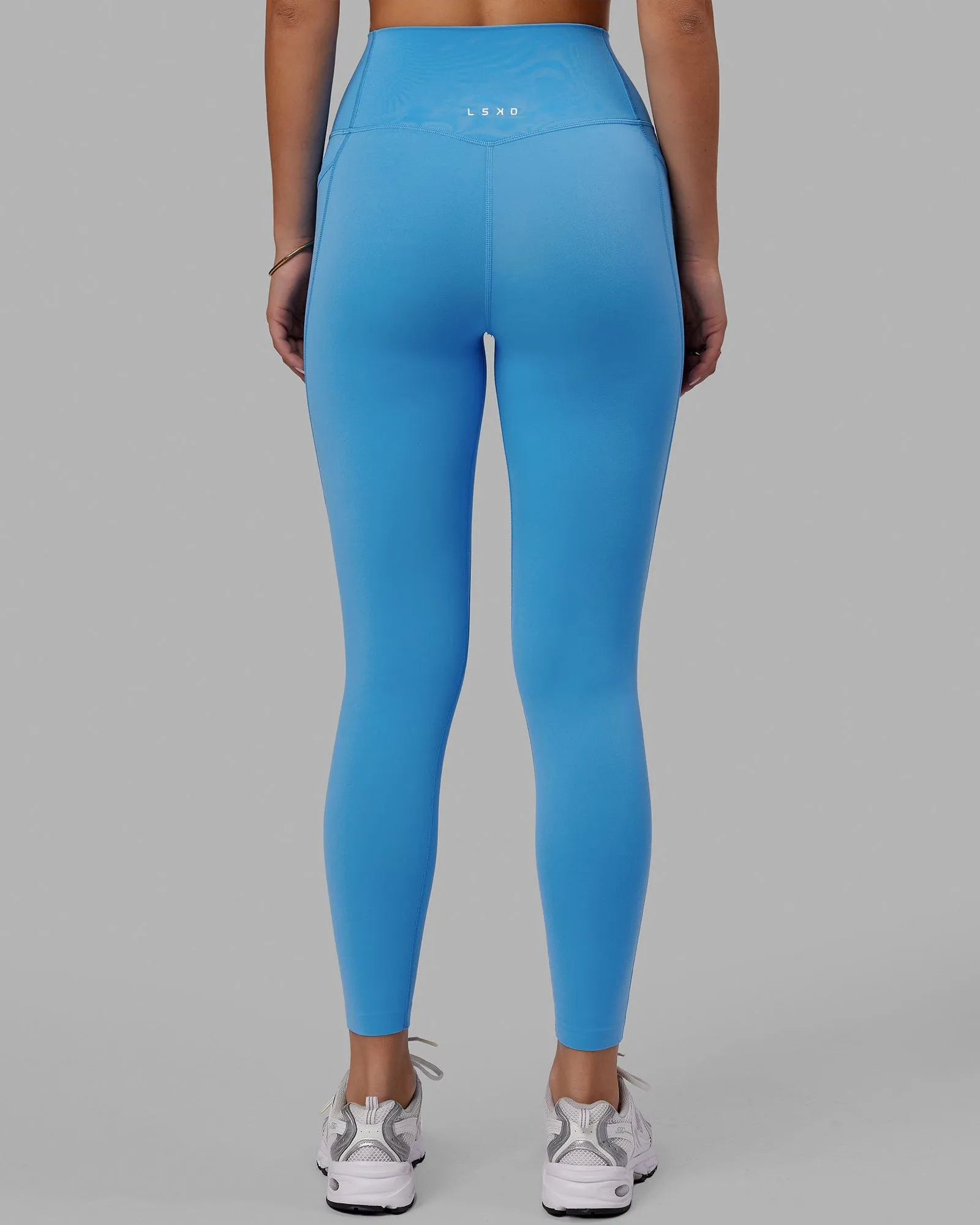 Elixir 7/8 Length Leggings With Pockets - Azure Blue