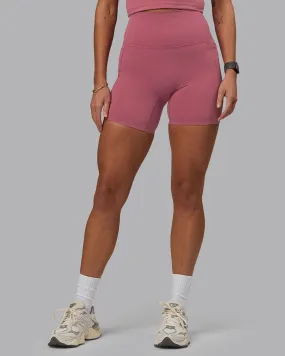 Elixir Mid-Length Shorts With Pockets - Mauve Haze