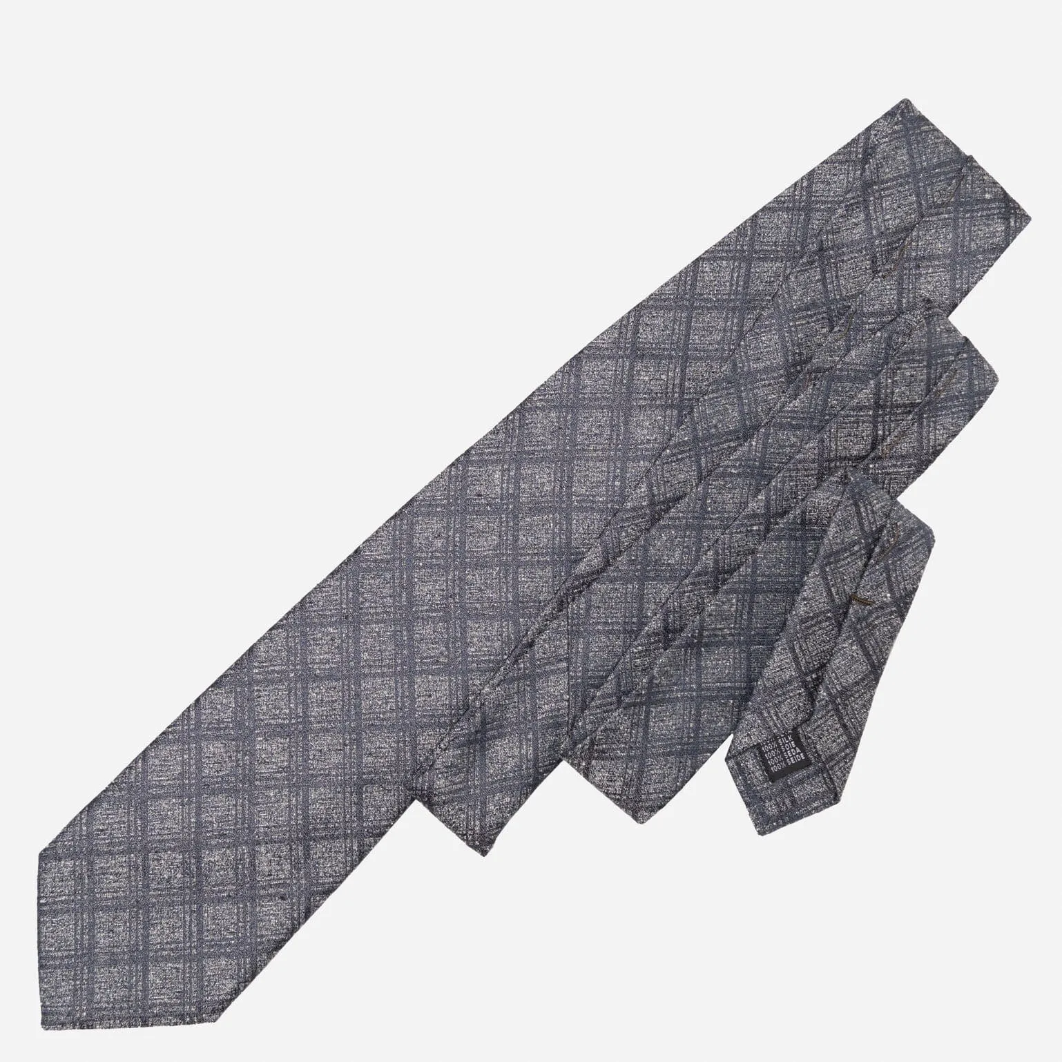 Empoli - Silk Jacquard Tie - Slate Grey