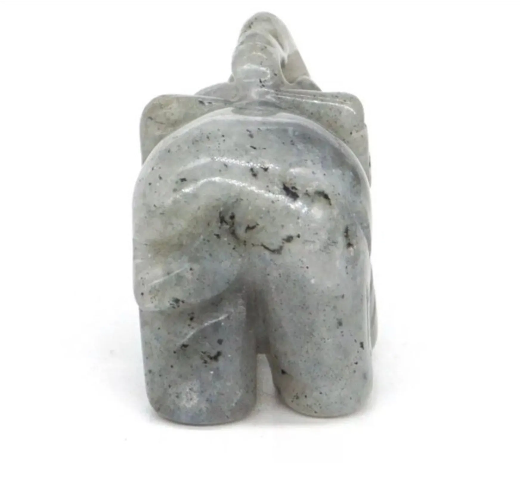 Gemstone Carved Elephants