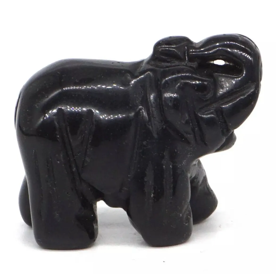 Gemstone Carved Elephants