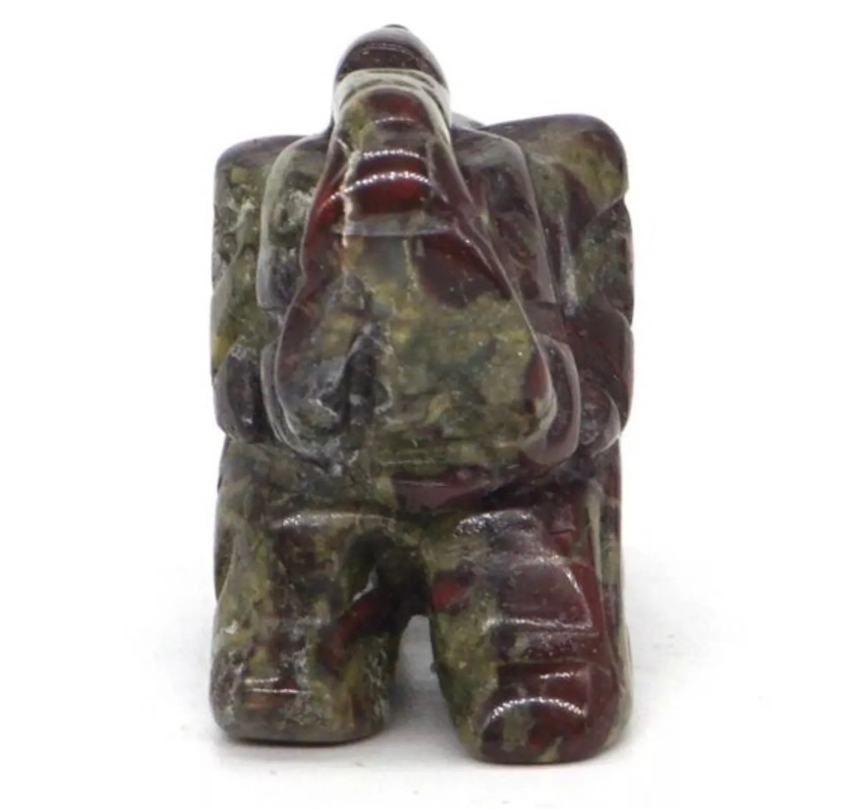 Gemstone Carved Elephants