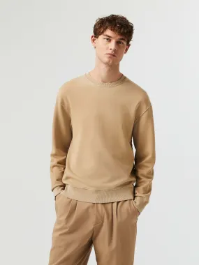 Gradient Crewneck Sweater SORENO V1.Y7.02 Brown / Beige