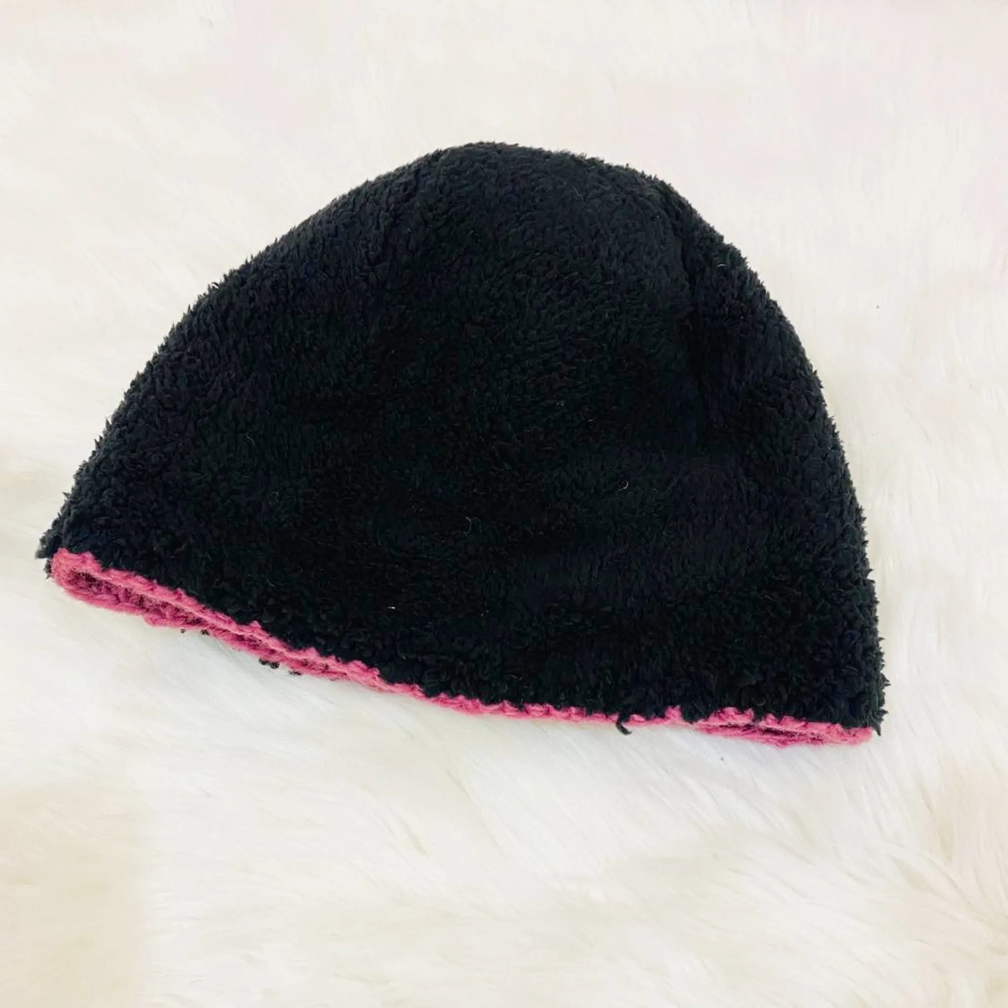 Hand Knit Wool Pom Pom  Winter Hat