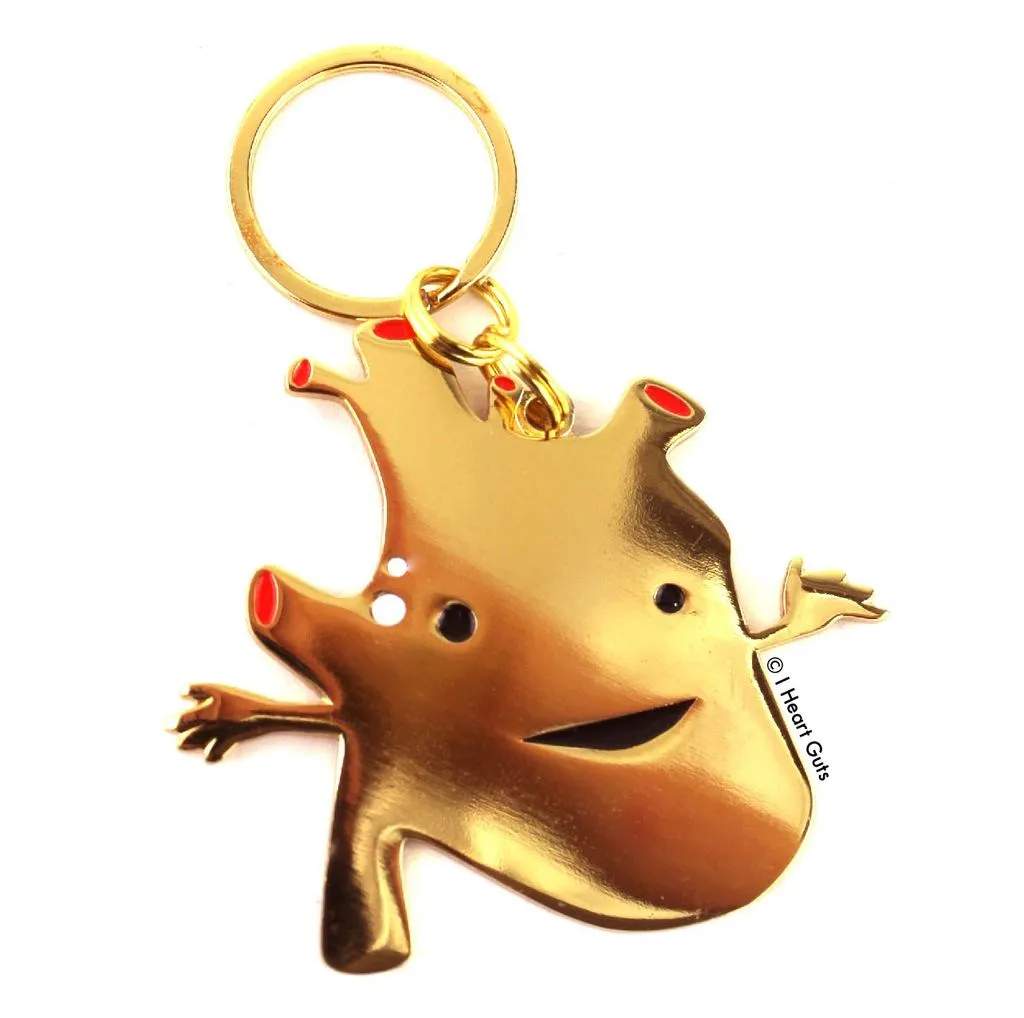 Heart of Gold Keychain