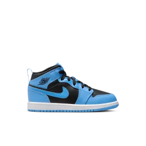 Jordan - Boy - PS Jordan 1 Mid - University Blue/Black/White