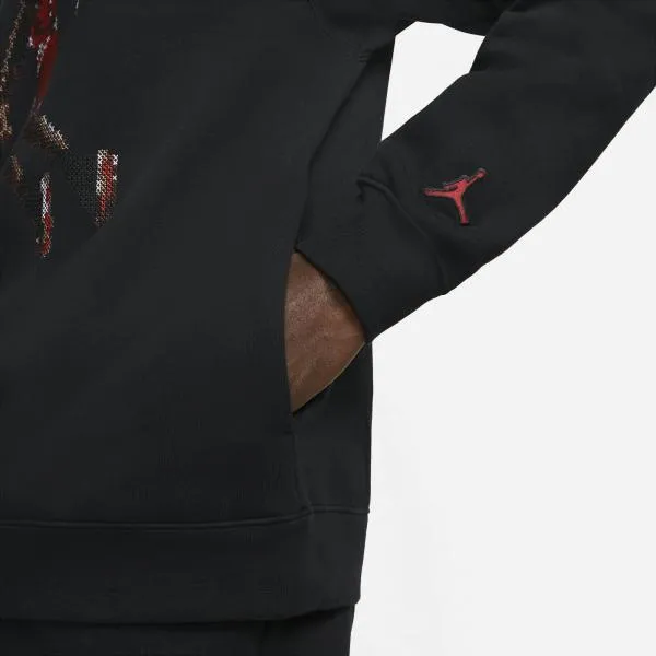 Jordan - Men - Graphic Holiday Pullover Hoodie - Black