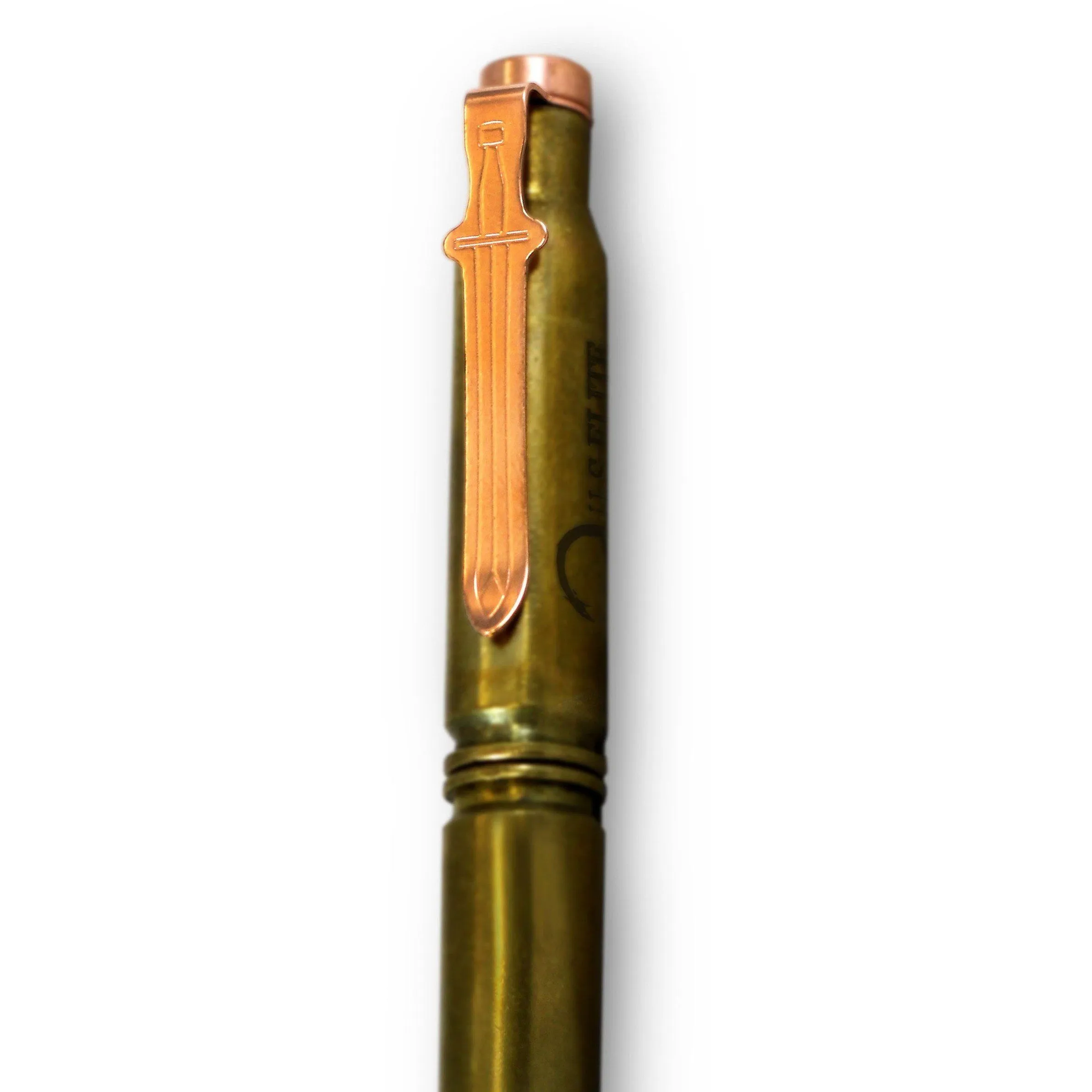 Junior's 7.62 Brass Bullet Pen (Engraved w/ U.S. Elite Logo)