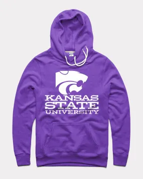 Kansas State Wildcats Stacked Purple Hoodie