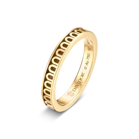 L'Arc de DAVIDOR Ring PM, 18k Yellow Gold with Satin Finish