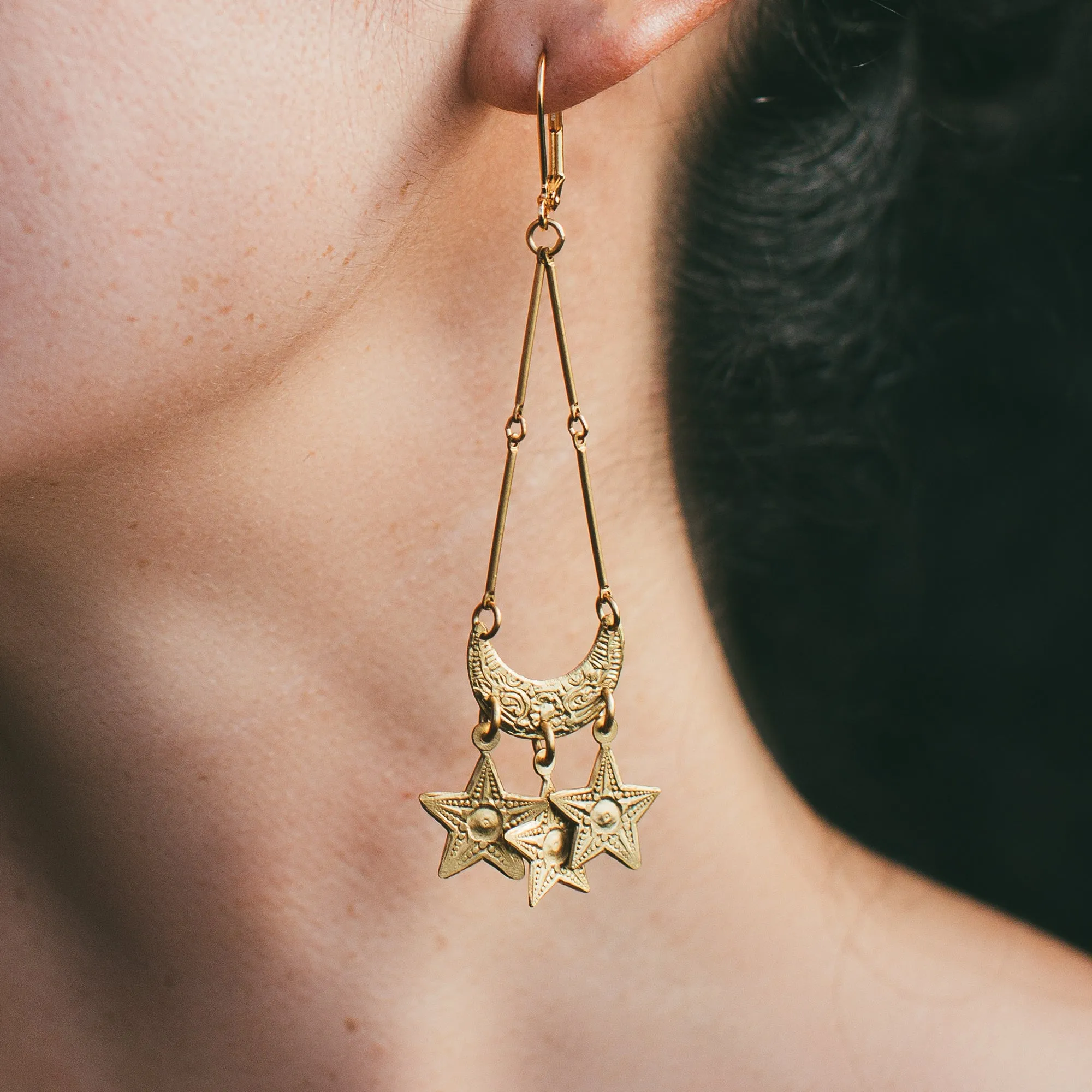 Long Lyra Earrings