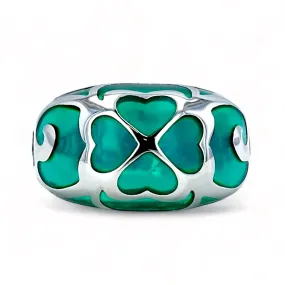 Luxury clover sterling silver 925 ring unique piece-528399