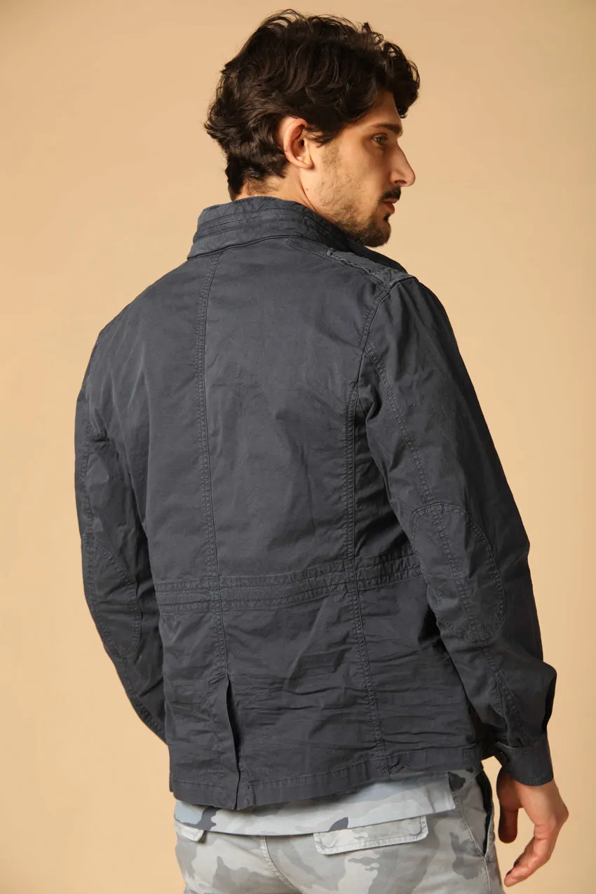 M74 Jacket field jacket uomo in twill di cotone stretch regular