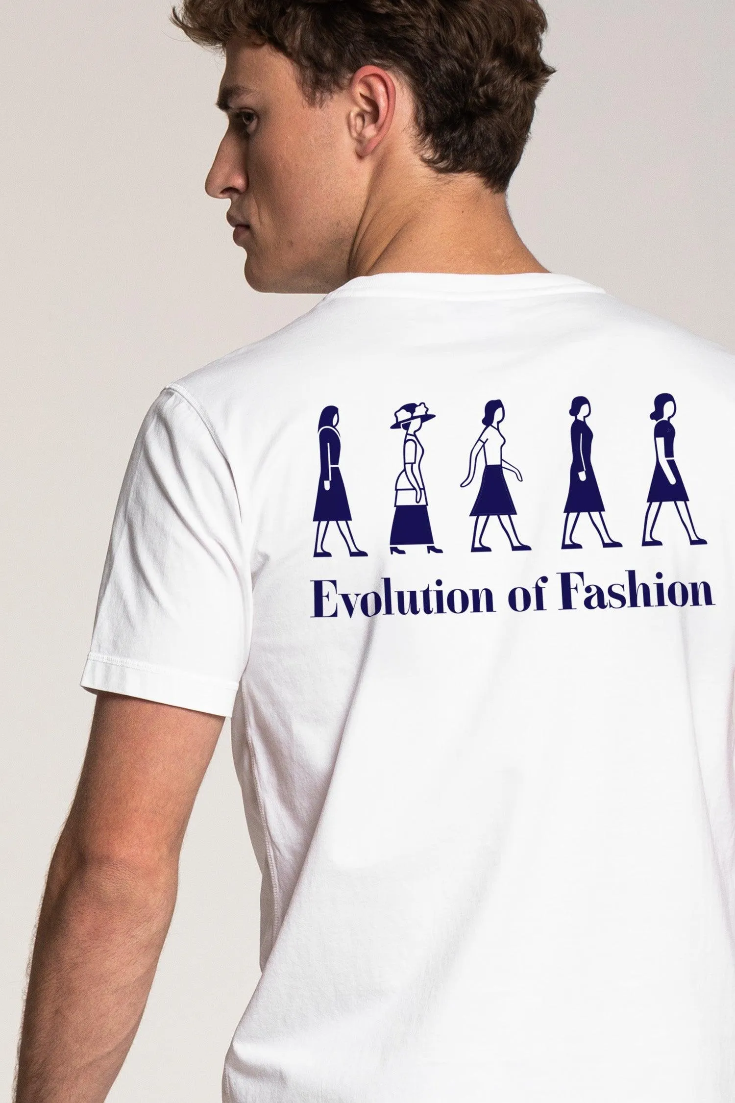 Men's Evolution 3D Logo T-shirt - White