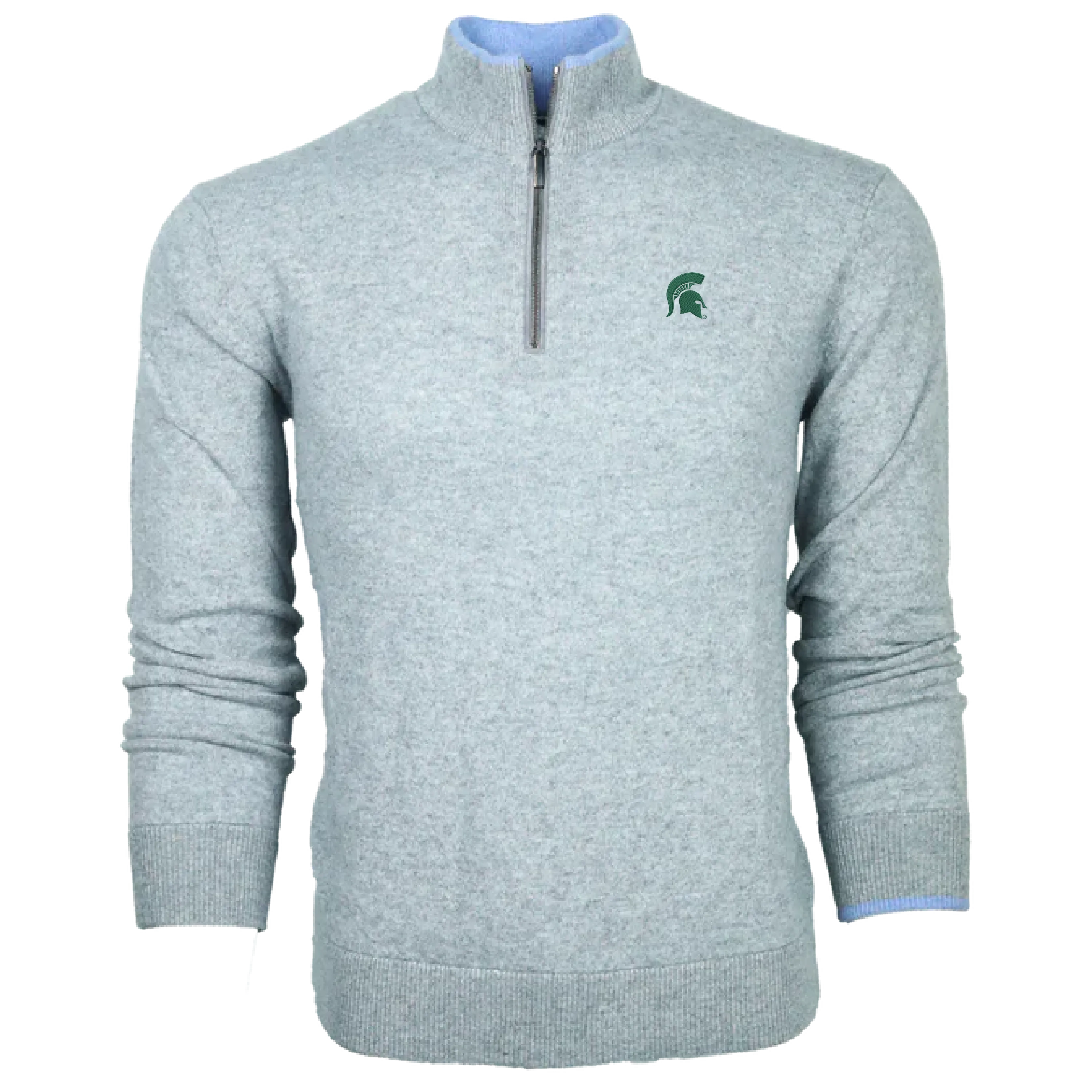 Michigan State Spartan Sebonack Quarter-Zip Sweater