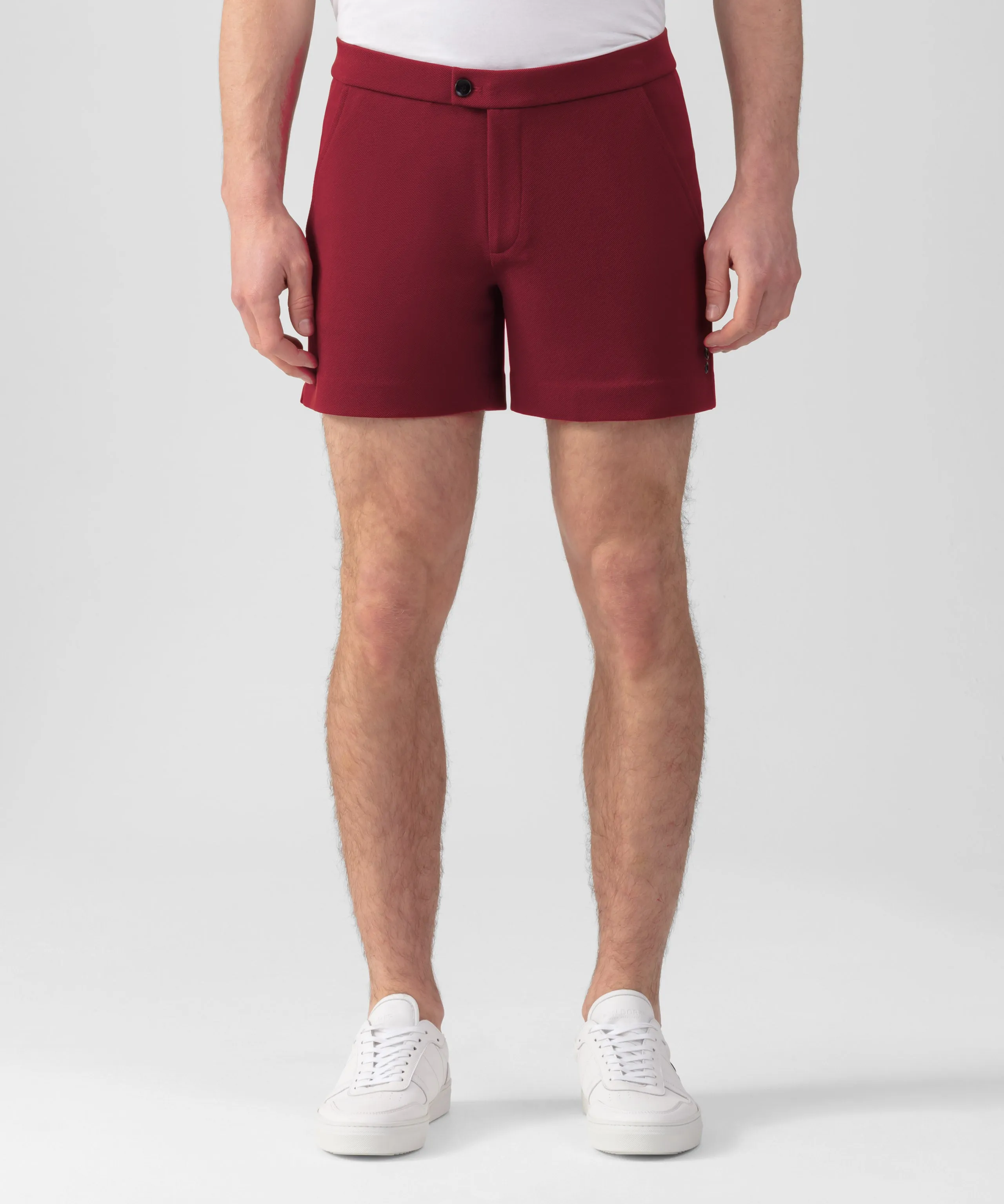 RD Tennis Shorts: Burnt Red