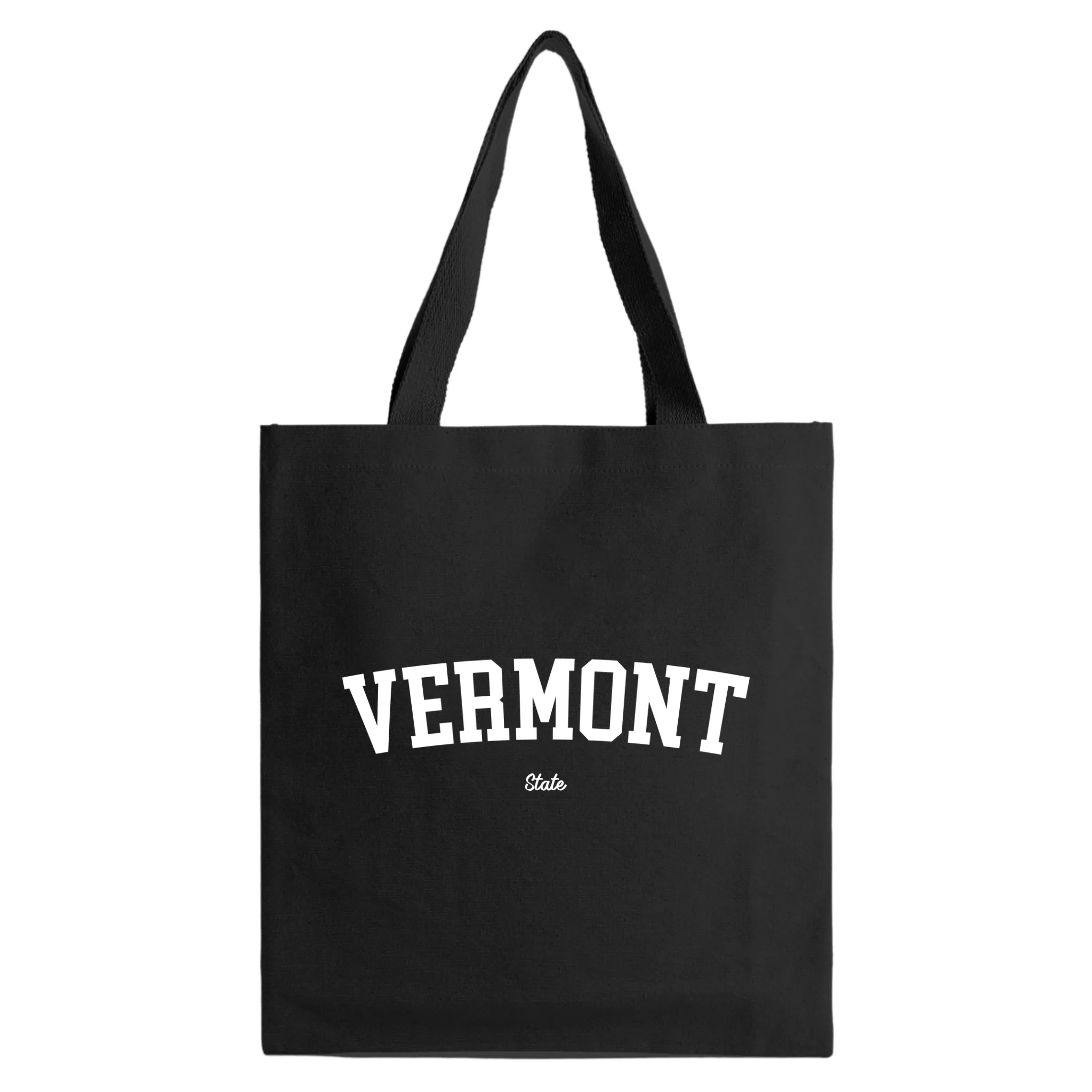 STOFNET - VERMONT STATE (hvid),  SORT