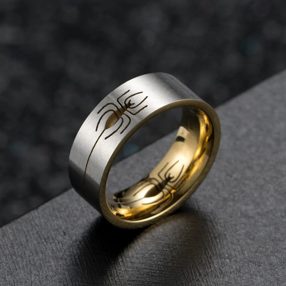 Unique Hallow Spider Ring