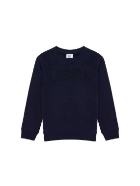 USPA Boys Sweatshirt  Navy VR033 USPSS160