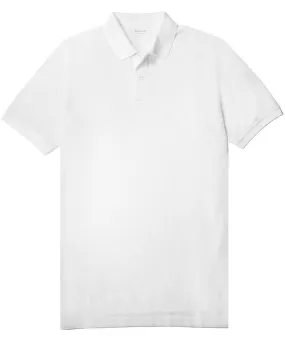 White Piqué Polo