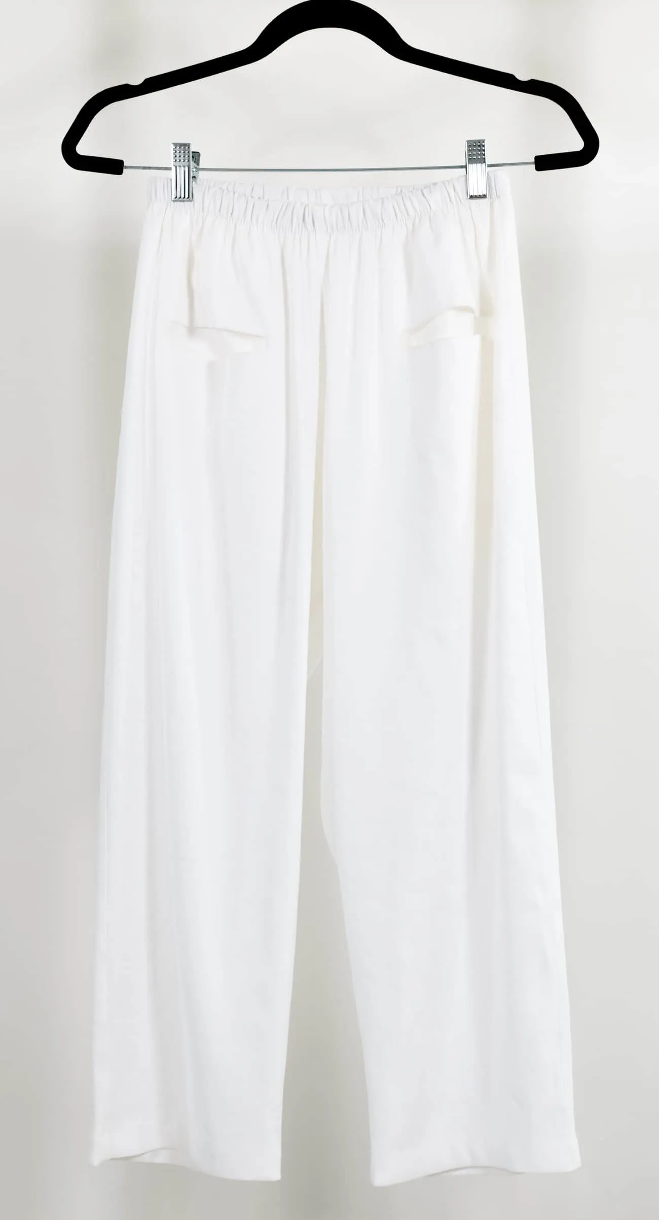 White Stretch Linen Woven