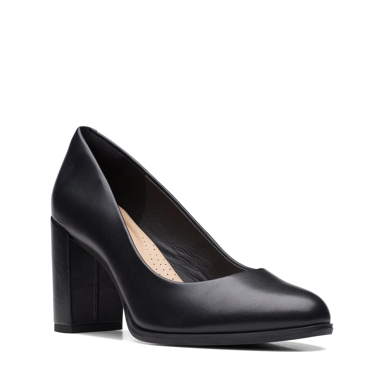 Womens - Freva85 Court Black Leather