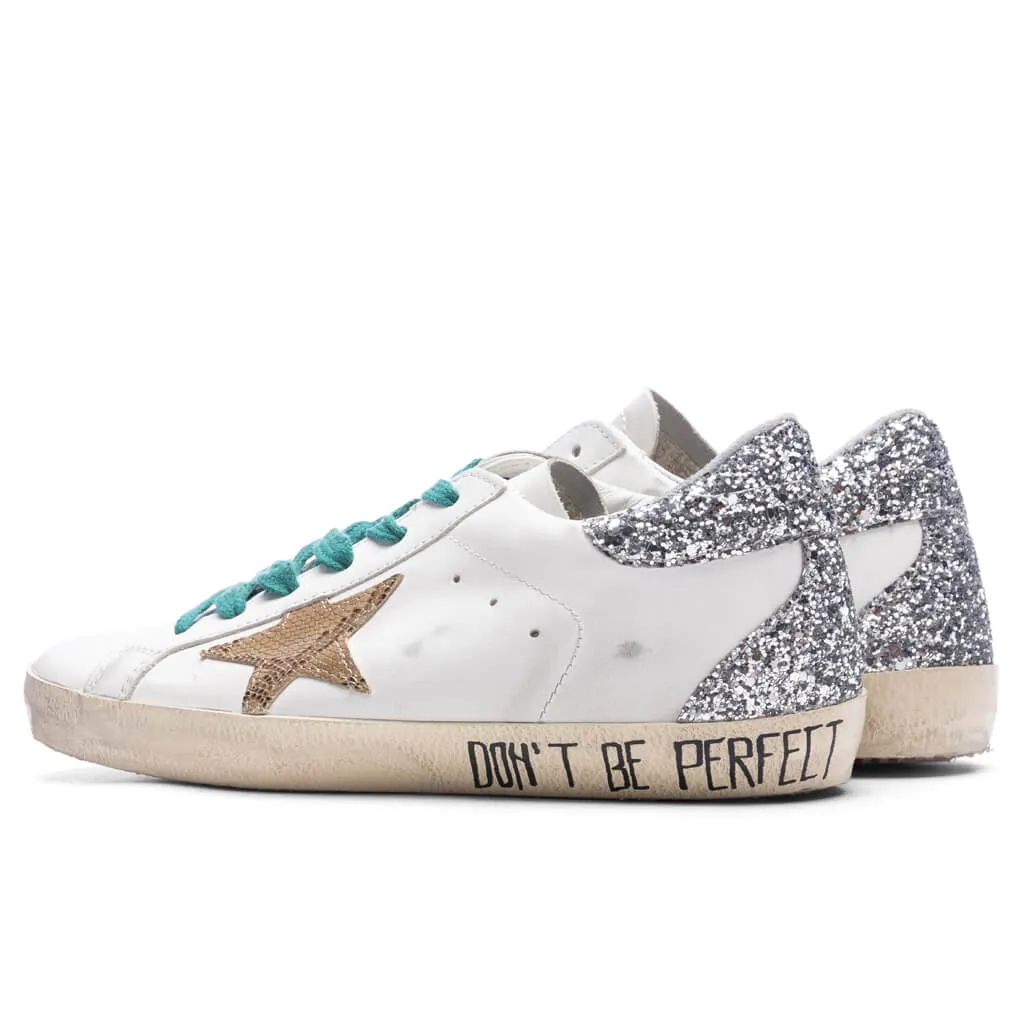 Women's Super-Star - White/Taupe/Silver